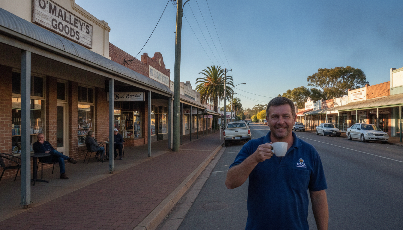 Local street scene in Caboolture, Queensland