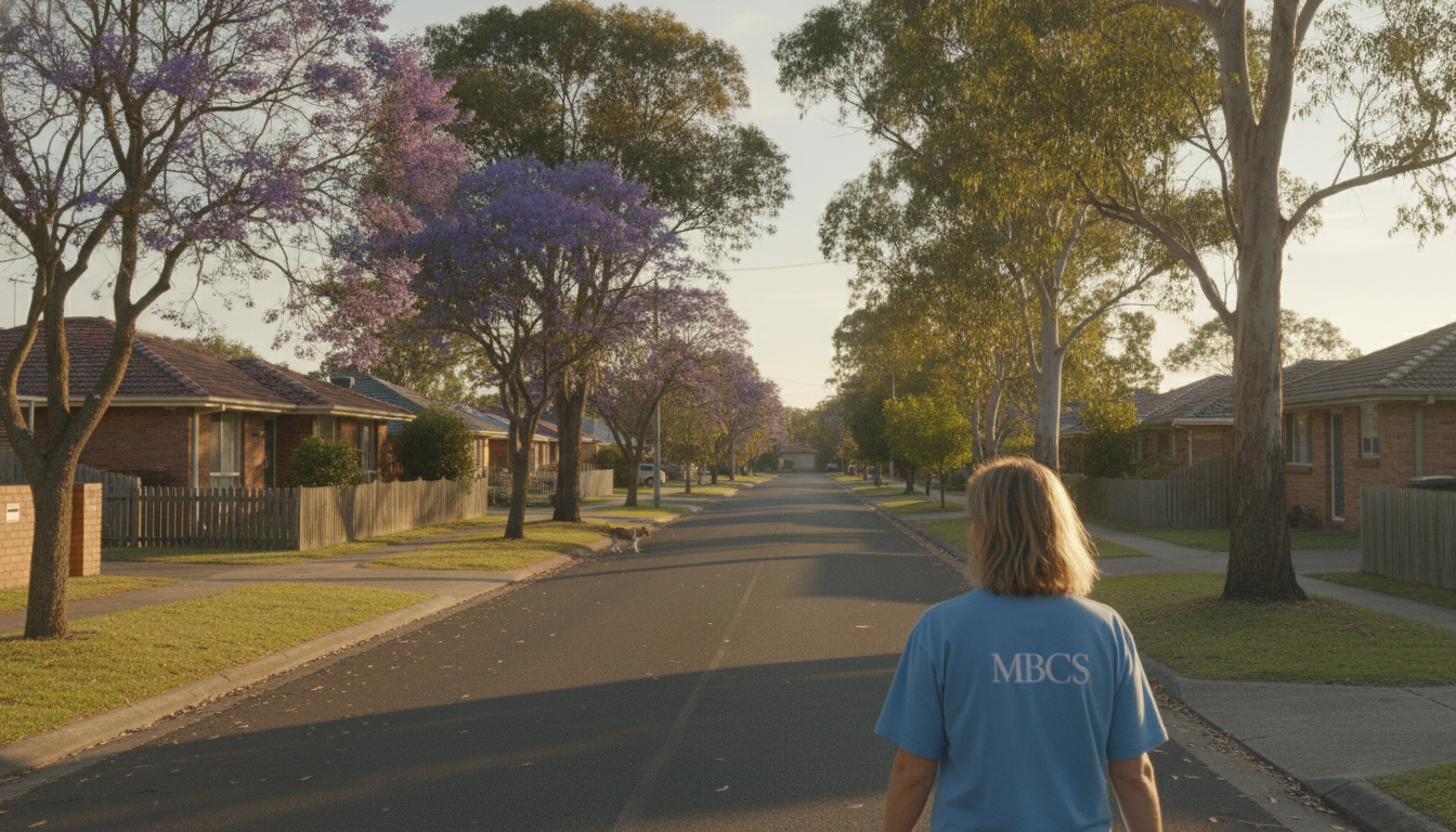 Local street scene in Morayfield, Queensland